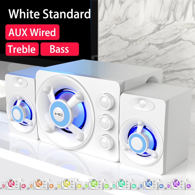 Loa âm thanh nổi HIFI 3D LED đầy màu sắc LIGHT BASS BASS AUX USB WIRELESS WIRELESS AUDIO AUDIO Nhà hát HOME SOULL SOUNC SOUND BAR Màu
