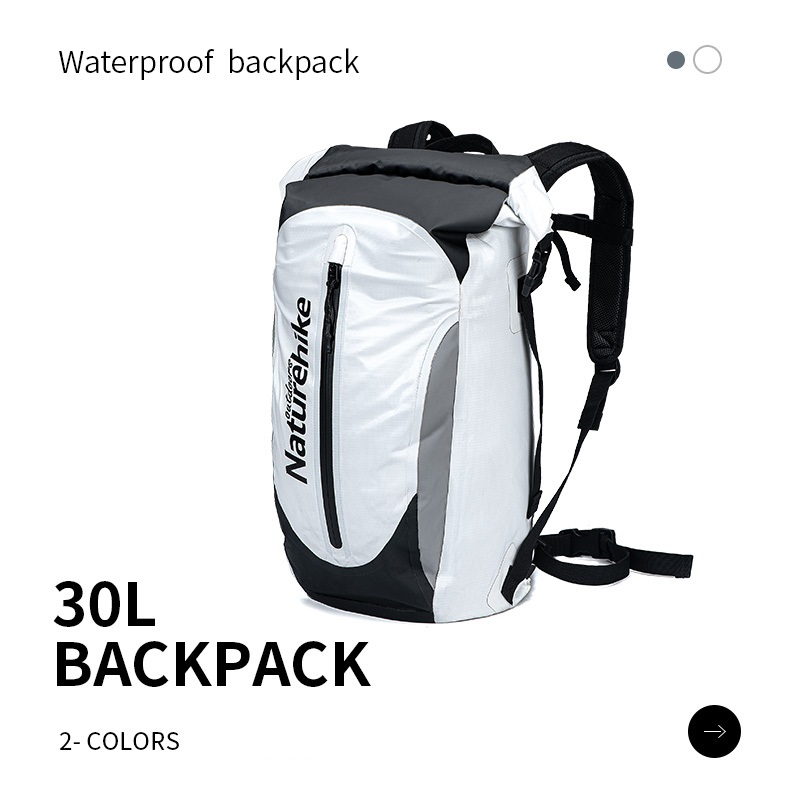 Balo chống nước NatureHike NH20FSB01 2020 30L - NATUREHIKE WATERPROOF ROLL TOP BACKPACK DRY BAG NH20FSB01