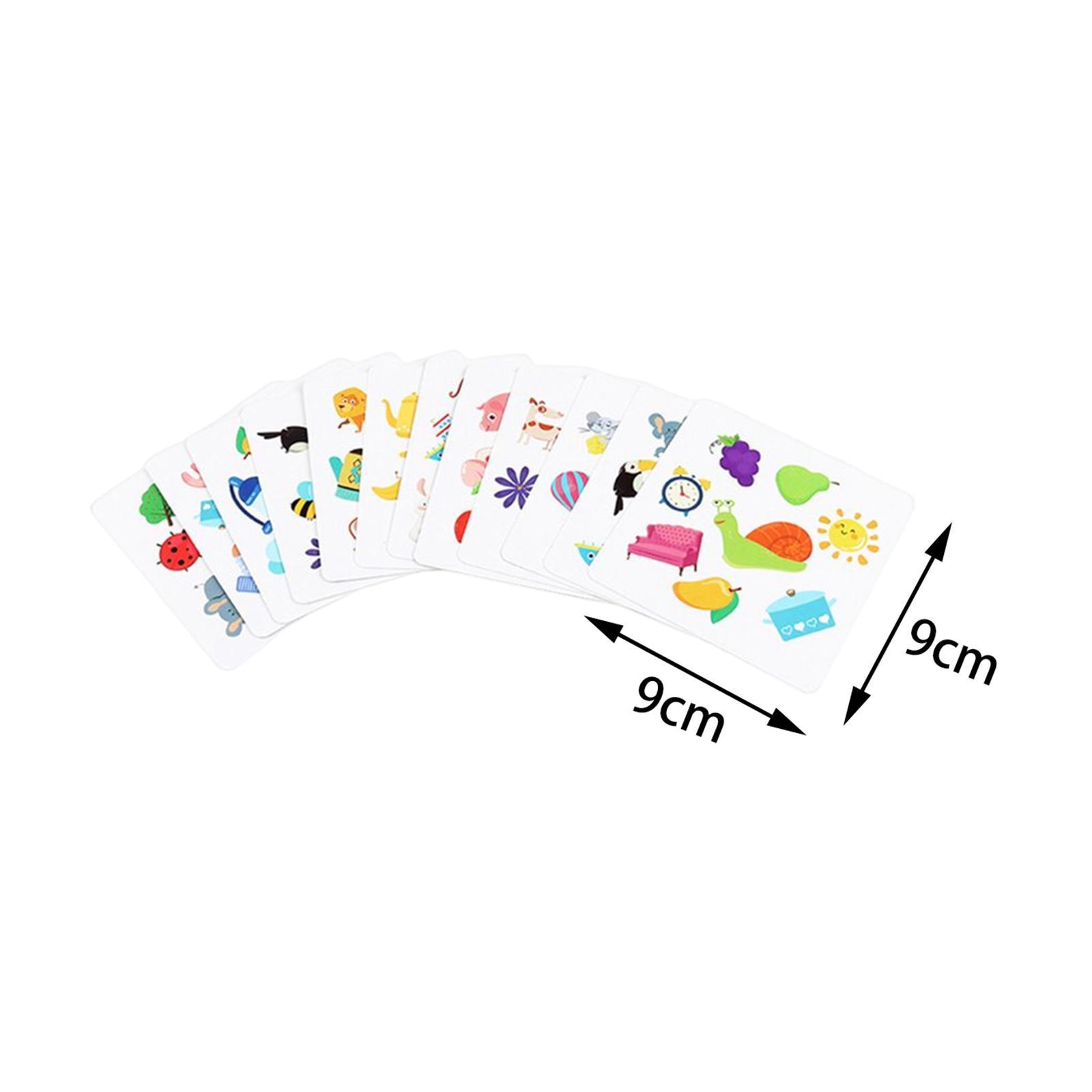 Animals Matching Blocks Color Cognition Memory Matching Card Games for Memory