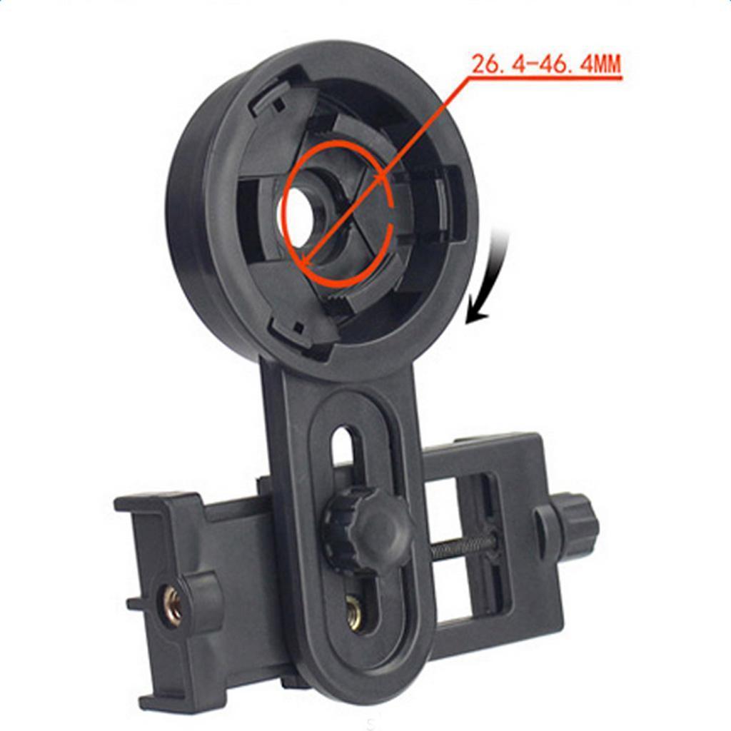 2 Pieces Universal Camera Adapter Smartphone Capturer Holder Mount Barcket for Binoculars Monocular Scopes Telescopes 26.4-46.4mm
