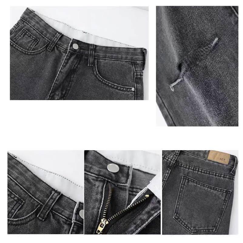 Quần Jean ống rộng nữ SIMPLE JEAN Unisex