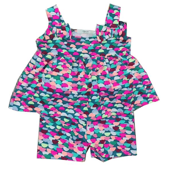 Combo 2-3 Bộ bèo bé gái vải cotton siêu mát