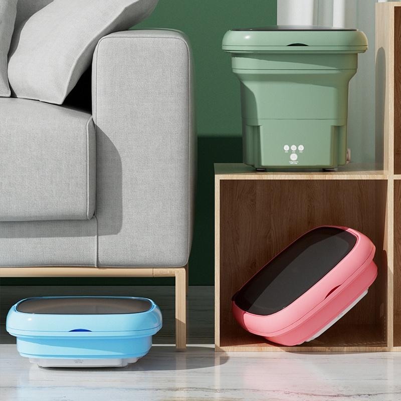 Máy Giặt Đồ Lót / Vớ Siêu Âm mini Gấp Gọn Mang Đi Du Lịch Tiện Lợi SJHY0316 MM