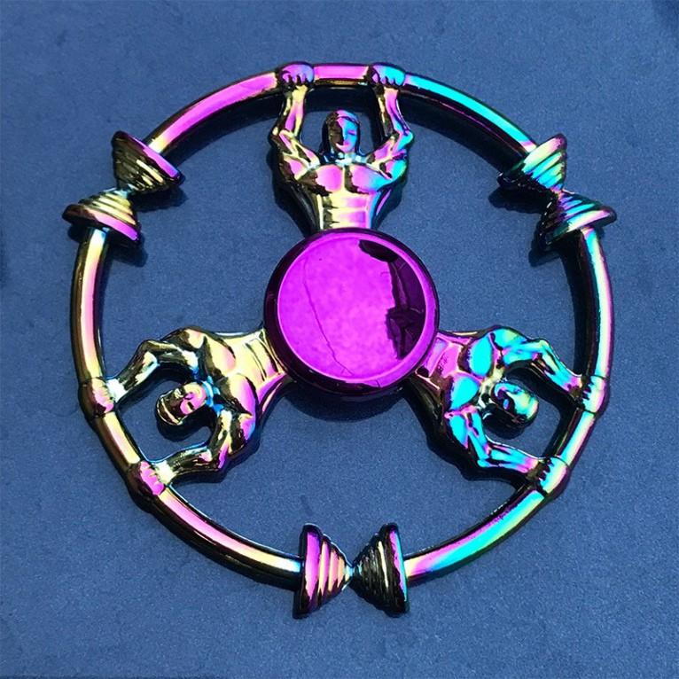 CON QUAY SPINNER TÍM GRADIENT Kim loại chơi giải trí giá rẻ