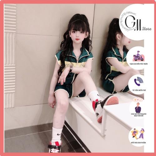 Set bộ đồ bé gái phong cách hè mới, năng động, thoáng mát