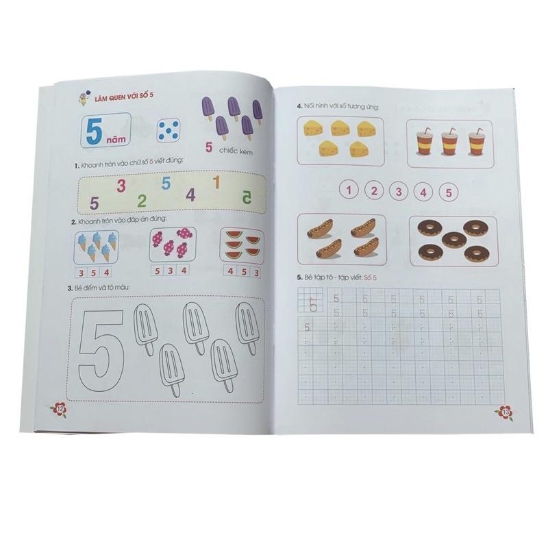 Sách - Bé học toán ( Hành trang cho bé tự tin vào lớp 1)