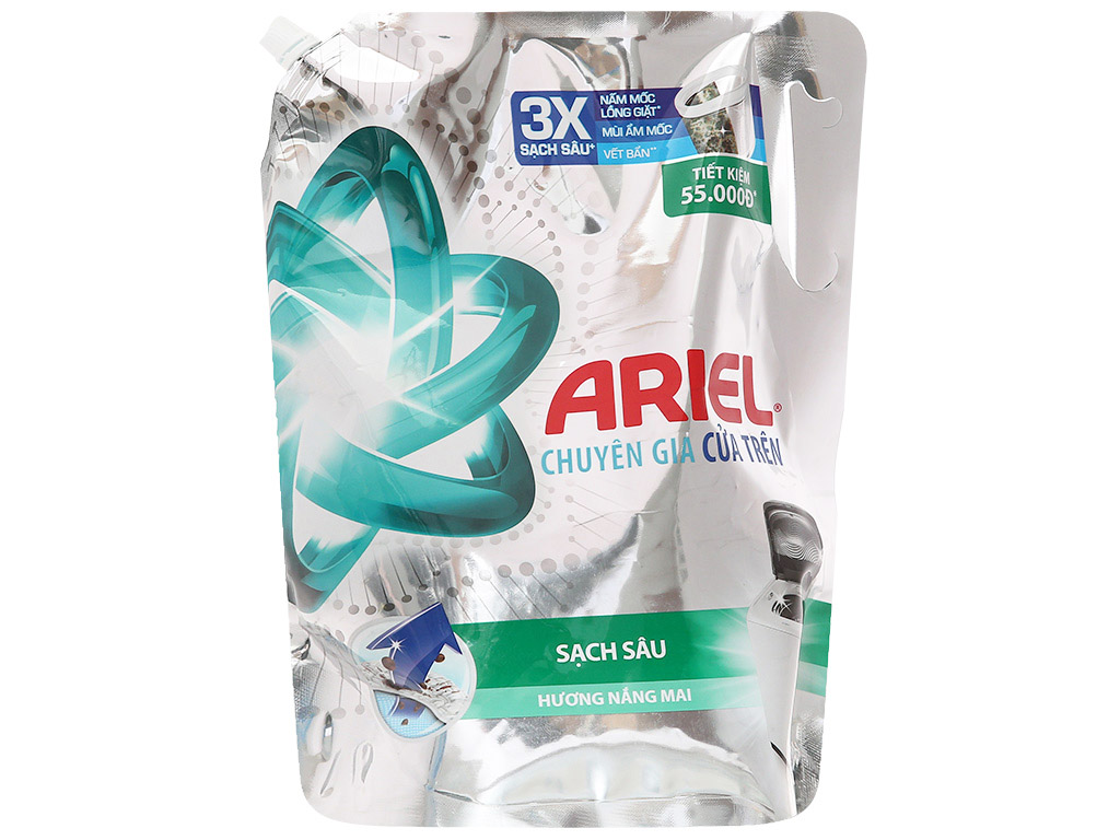 Nước giặt Ariel chuyên gia cửa trên sạch sâu 2kg