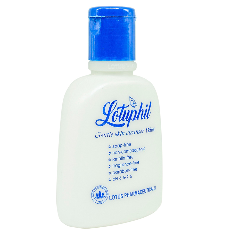Sữa rửa mặt ngừa mụn Lotuphil 125ml - Hàng Chính Hãng hợp da nhờn, da khô, da nhạy cảm