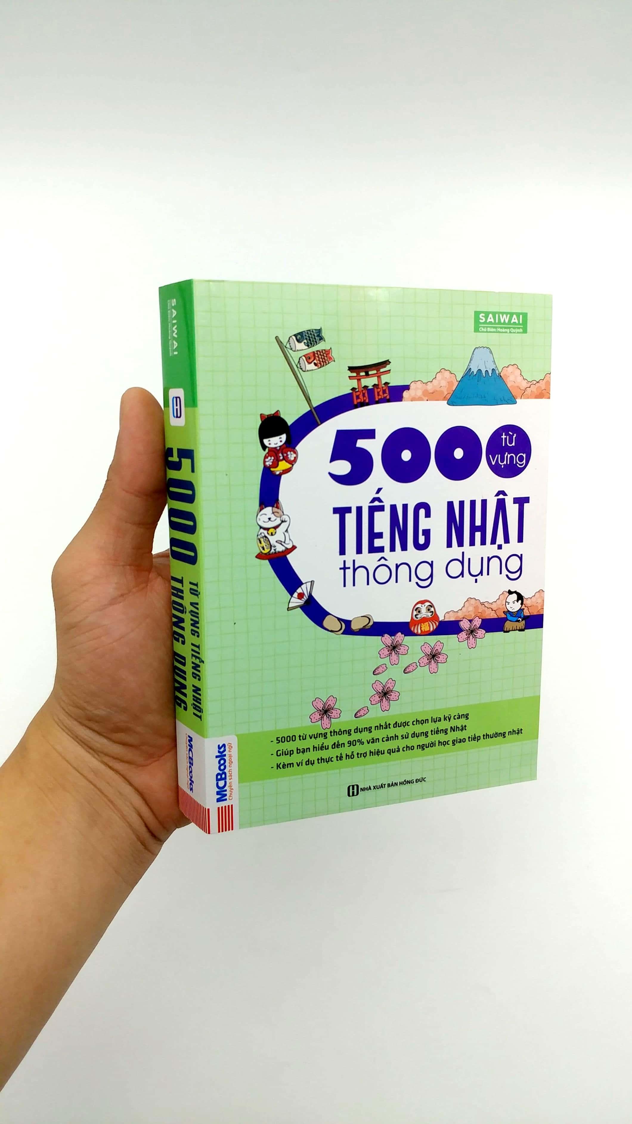 5000 Từ Vựng Tiếng Nhật Thông Dụng