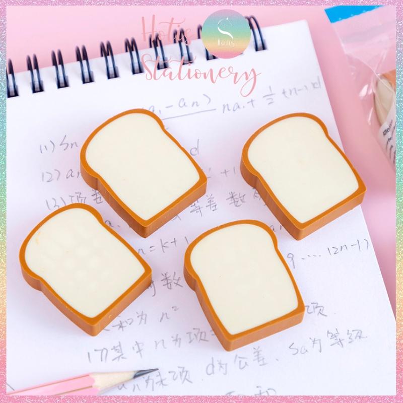 Gôm tẩy chì hình bánh mì sandwich Toast Bread dễ thương