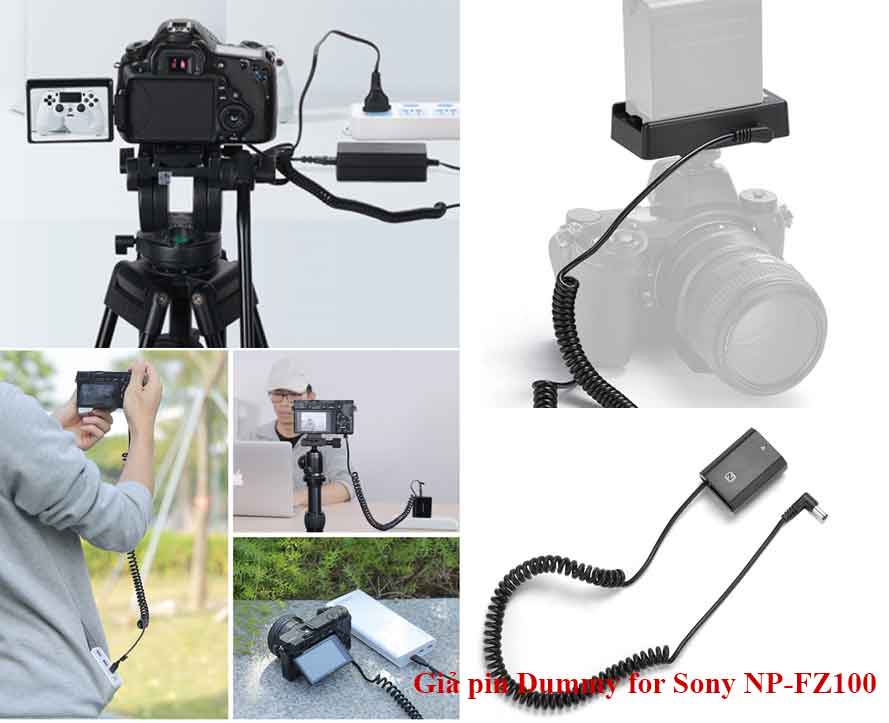Pin ảo/ giả pin/ Pin Dummy Kingma for Sony NP-FZ100, Hàng nhập khẩu