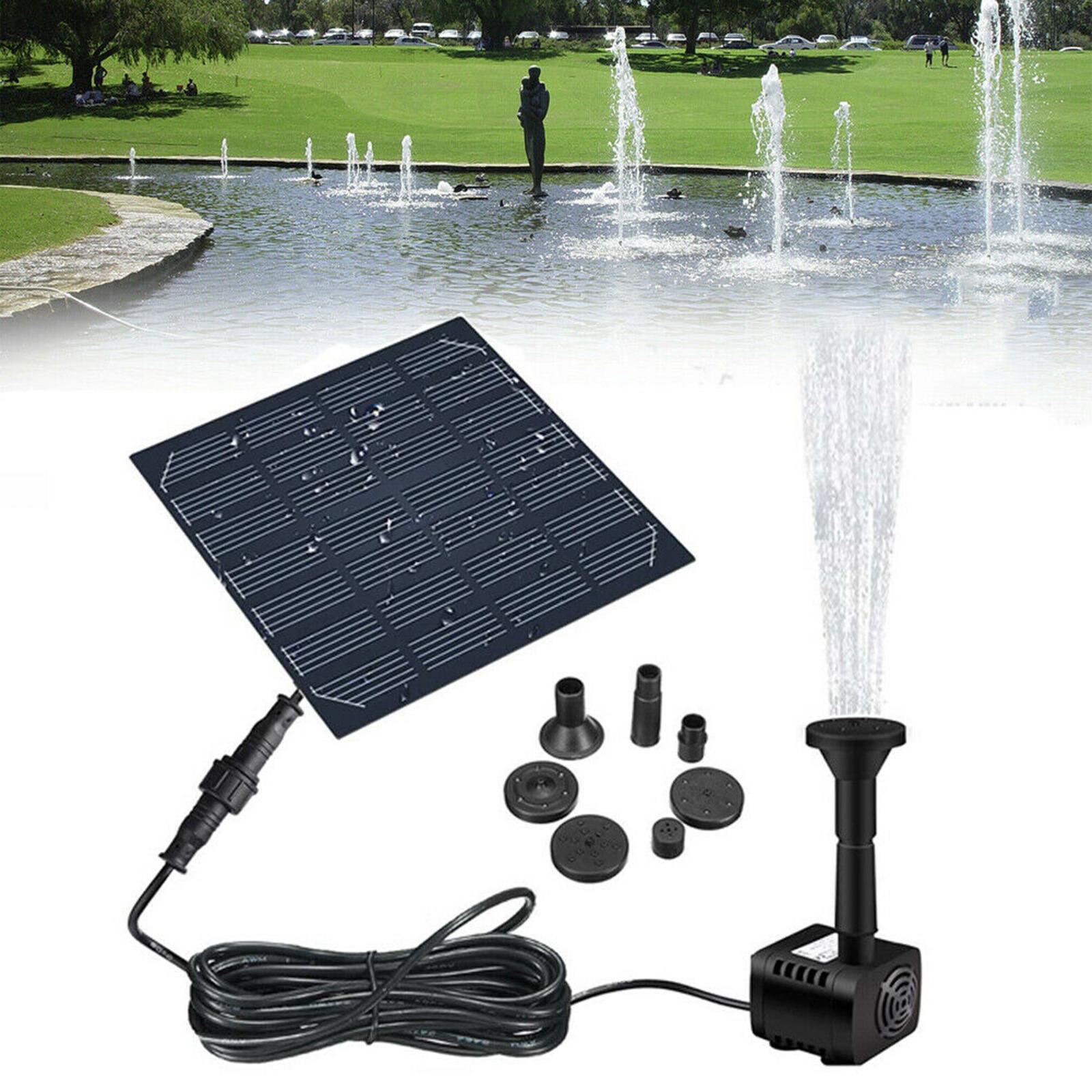 With Panel Water Pump for Bird Bath Solar Panel .5W