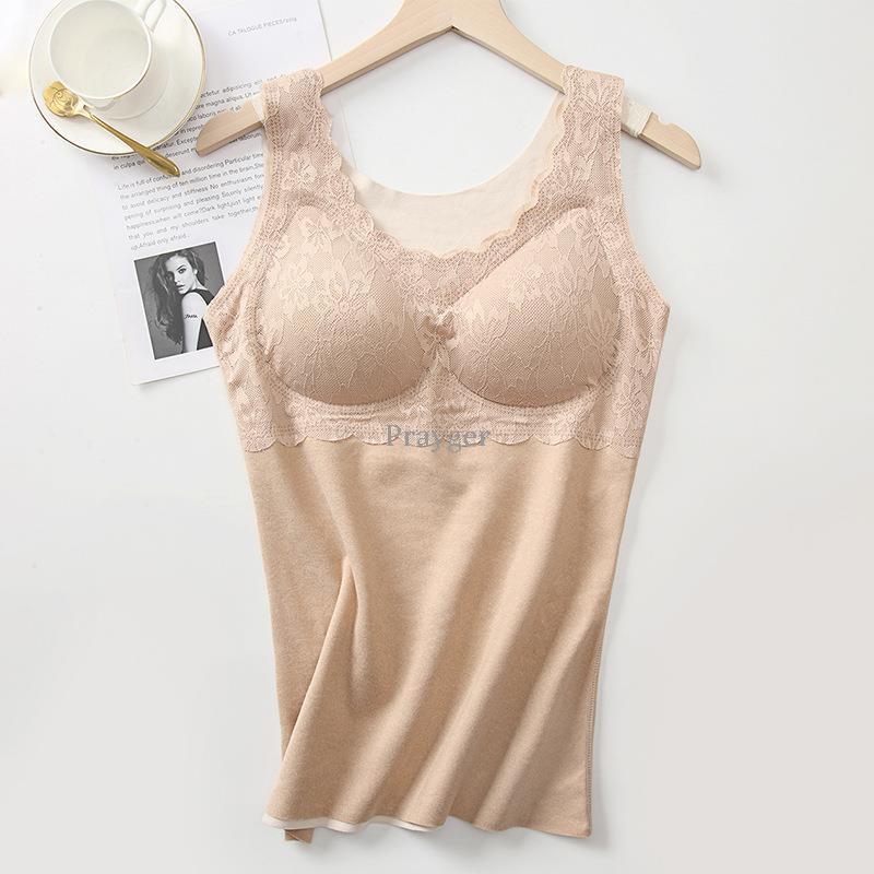 Phụ Nữ Mùa Đông Innerwear Áo Vest Quần Lót Sinh Nhiệt Áo Không Tay Nữ Nhiệt Ấm Lót Quần Áo