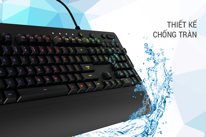 Bàn phím game có dây Logitech G213 Prodigy RGB Lightsync - Hàng chính hãng