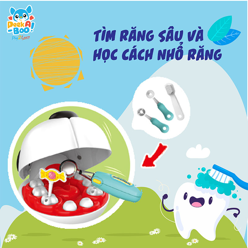 Đồ Chơi Peek A Boo Nha Sĩ Thú Cưng PAB010