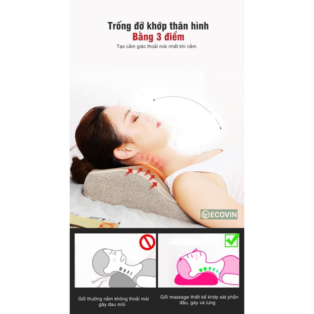 Gối Massage Cổ, Vai Gáy, Máy Mát Xa Lưng và Cổ Hồng Ngoại