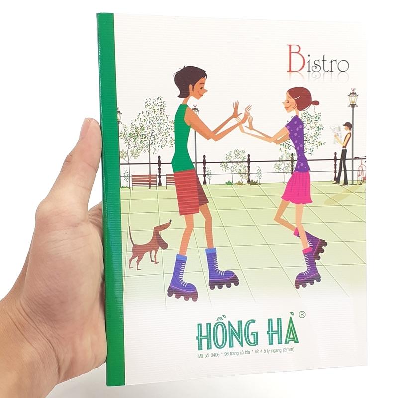 Combo 5 Vở Học Sinh 4 Ly Ngang 96 Trang ĐL 80g/m2 - Hồng Hà 0406 (Mẫu Màu Giao Ngẫu Nhiên)