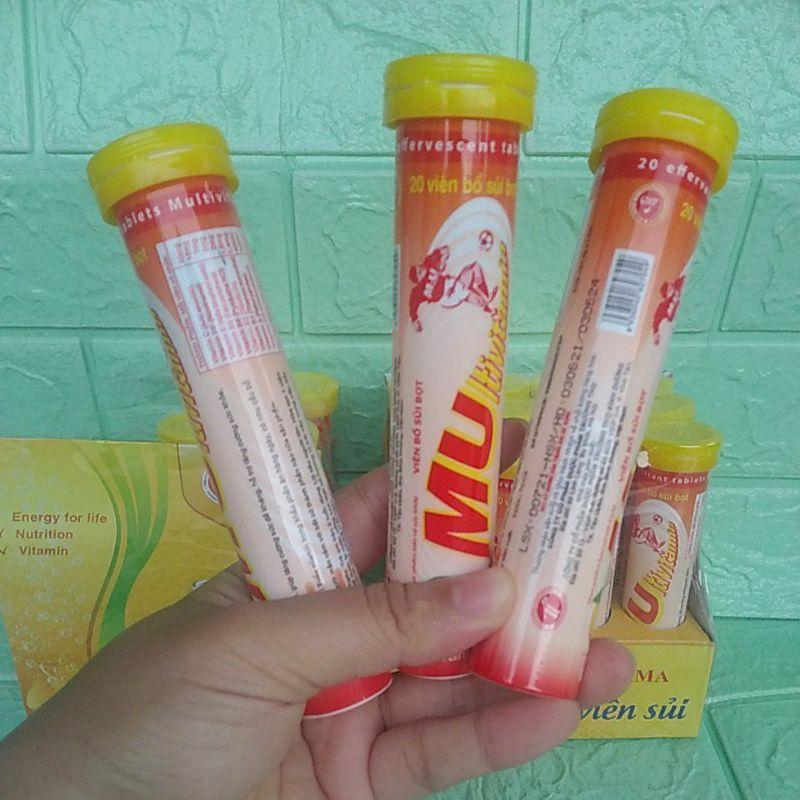 Viên sủi bổ sung vitamin MULTIVITAMIN Vị Cam, tăng sức đề kháng
