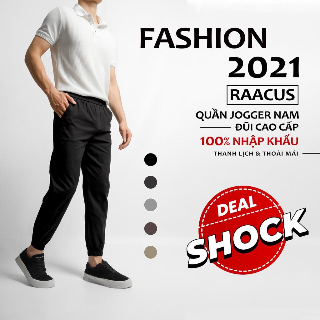 Quần jogger nam đũi Hàn Quốc dáng ôm RAACUSSTORE, quần đũi nam thể thao unisex thời trang- Q021