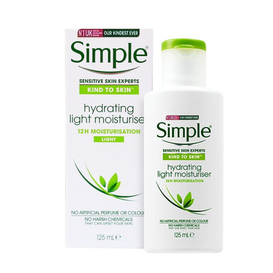 Kem Dưỡng Ẩm Da Simple Kind To Skin Hydrating Light Moisturiser 125ml