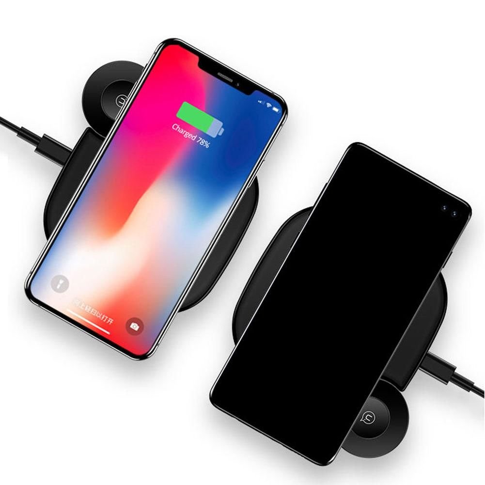 Bộ sạc không dây cho Apple Watch, iPhone, điện thoại USAMS US-CD89 2IN1 Wireless Charger - Hàng chính hãng