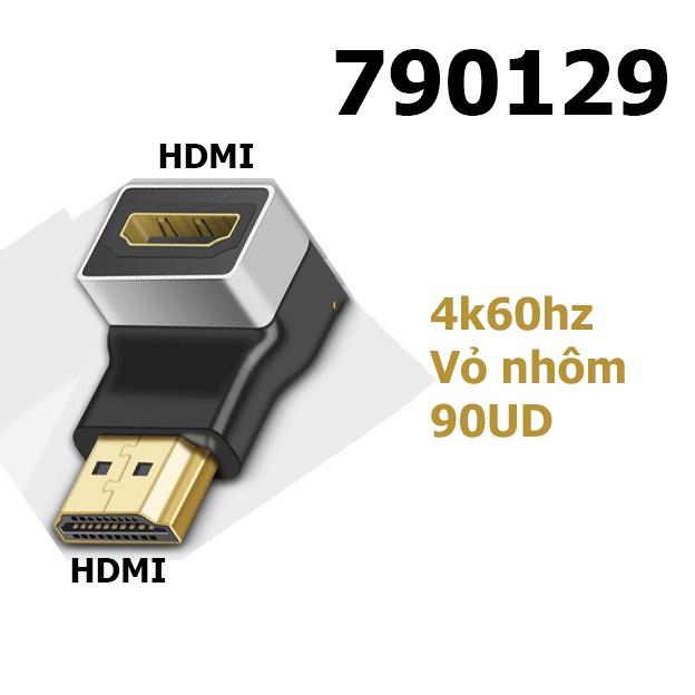 Đầu chuyển HDMI ra HDMI cái góc 90 độ 1080p - Hồ Phạm