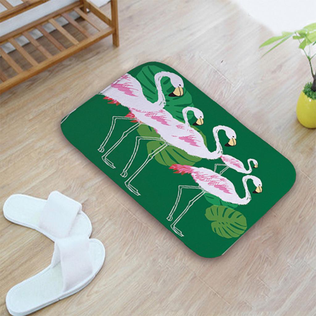 Hình ảnh Flamingo Design Non-slip Doormat Machine-washable Floor Mat Home Decor
