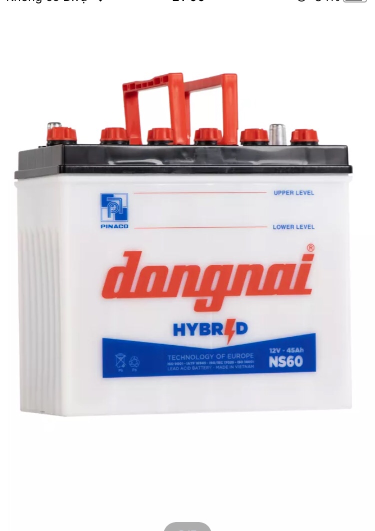 Ắc quy Hybrid NS60 | 12V - 45Ah