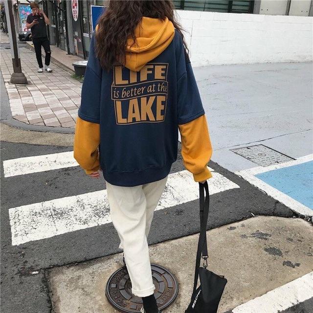Áo Hoodie phối tay siêu chất khách nhé