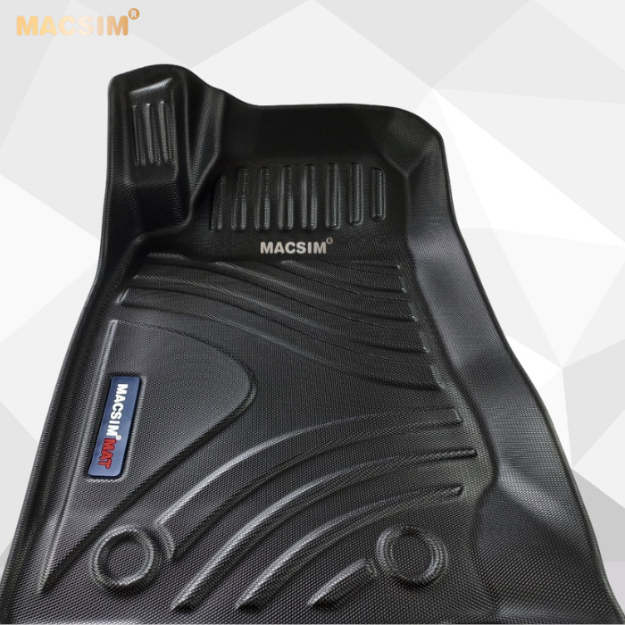 Thảm lót sàn xe ô tô Isuzu D-max 2014-2019 Nhãn hiệu Macsim chất liệu nhựa TPV cao cấp