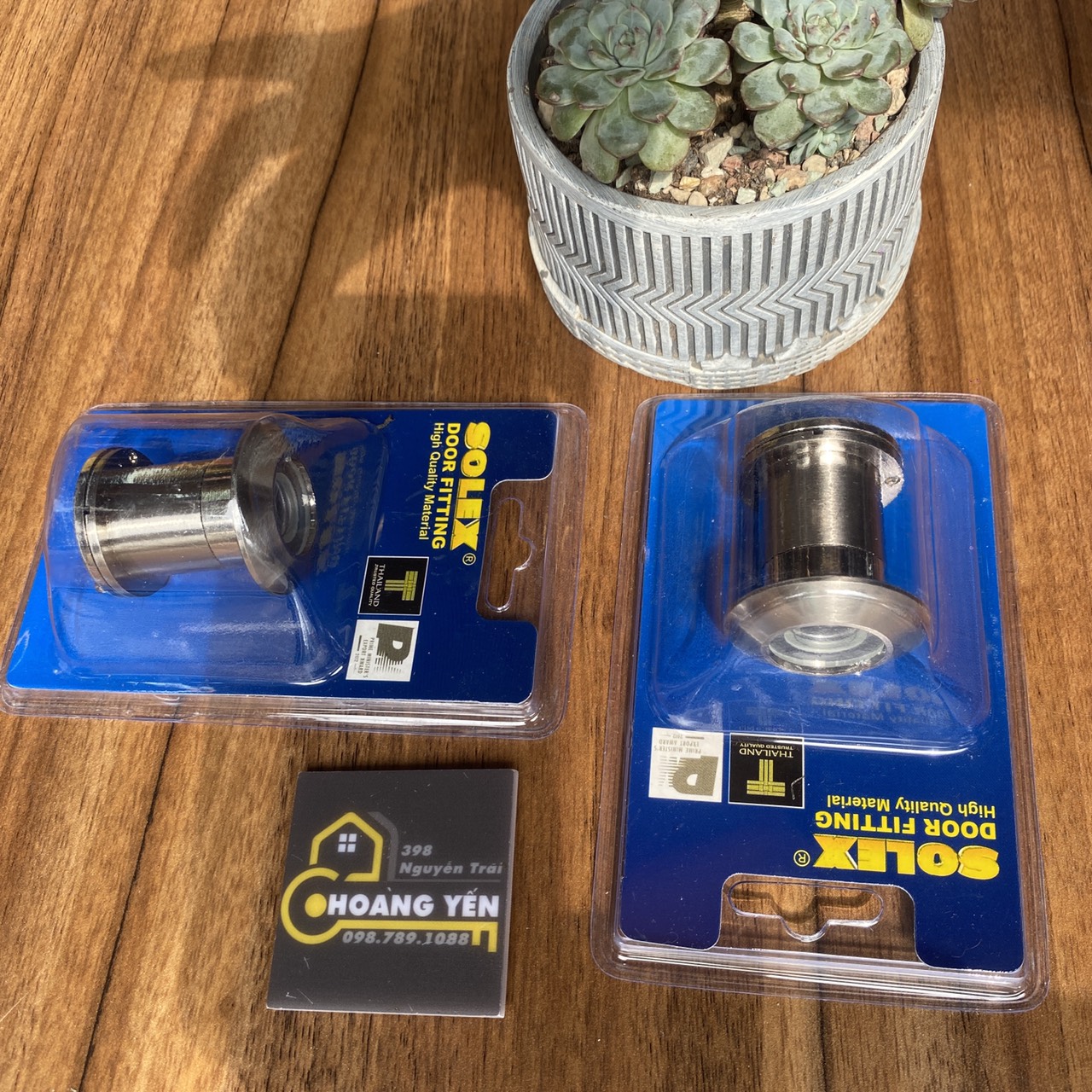 Phi 27mm - Mắt thần Solex, ống nhòm cửa view 360 độ quan sát, mắt thần cửa chống trộm