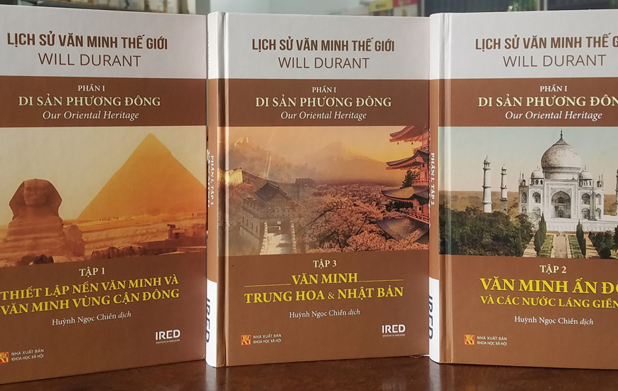 Lịch Sử Văn Minh Thế Giới Phần 1: Di Sản Phương Đông - Will Durant (trọn bộ 3 tập) - Sách IRED Books