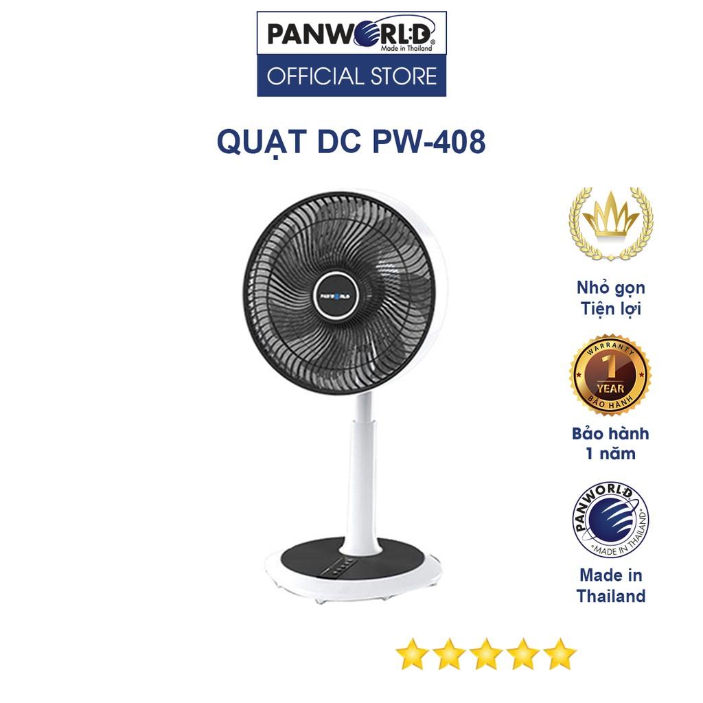 Quạt DC Panworld PW-408 nhập khẩu Thái Lan êm ái, động cơ Inverter - Hàng chính hãng