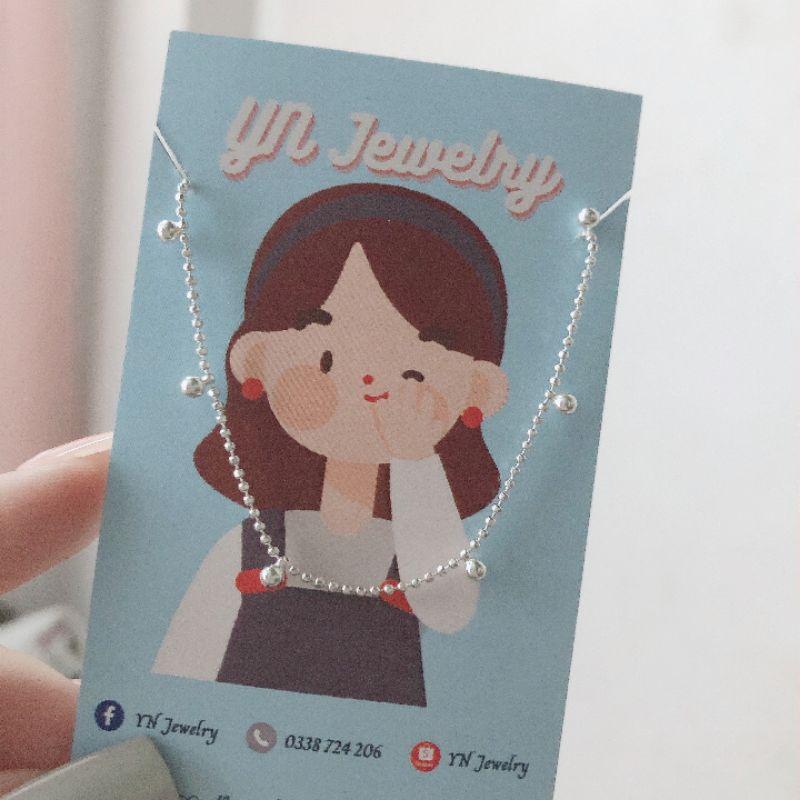 Lắc tay bi bạc cao cấp YN JEWELRY SL