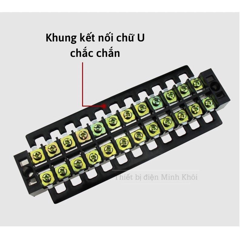 Cầu đấu điện domino đủ kích thước, cầu đấu dây điện, cầu đấu terminal block