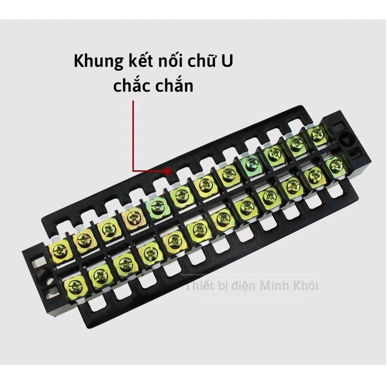 cầu đấu điện domino đủ kích thước, cầu đấu dây điện, cầu đấu terminal block