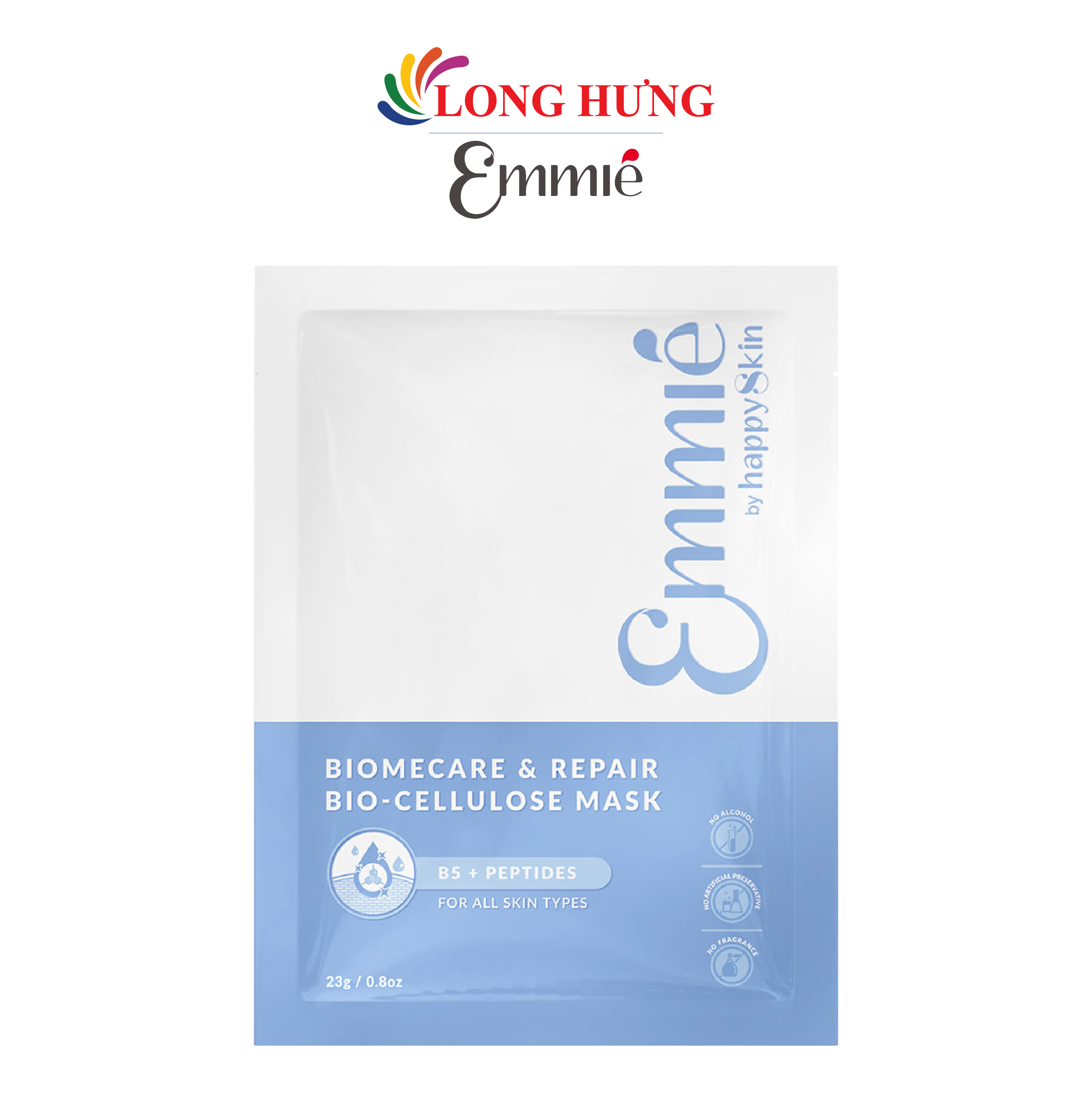 Mặt nạ sinh học phục hồi da Emmié by HappySkin B5 Complex (1 miếng/5 miếng) - Hàng chính hãng