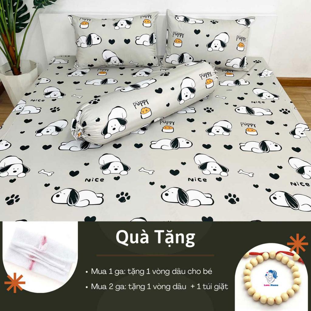 Ga chống thấm Cotton cao cấp chó puppy đang yêu không bí, không sột soạt, thoáng mát