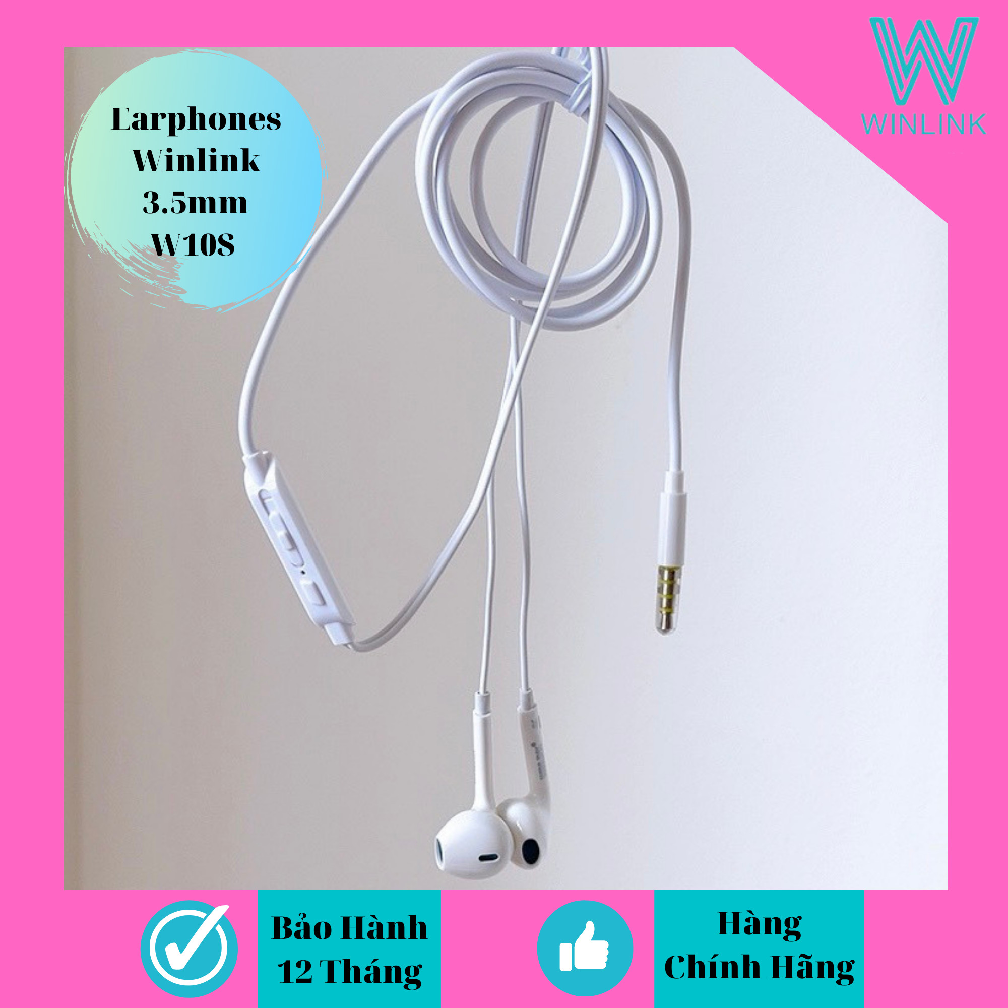 Tai nghe chính hãng Winlink  W10S (Samsung, 0ppo, Vivo, Xiaomi...) - Hàng chính hãng