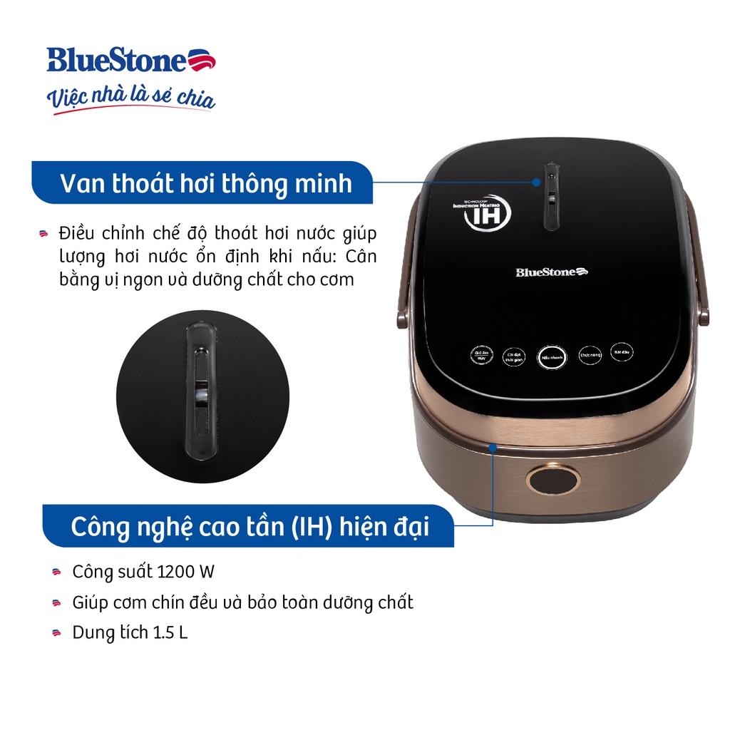 Nồi Cơm Cao Tần Bluestone RCB-5988, 1.5 lít - 1200 W, Điều Khiển Cảm Ứng, 13 Chức Năng Nấu, Hàng Chính Hãng