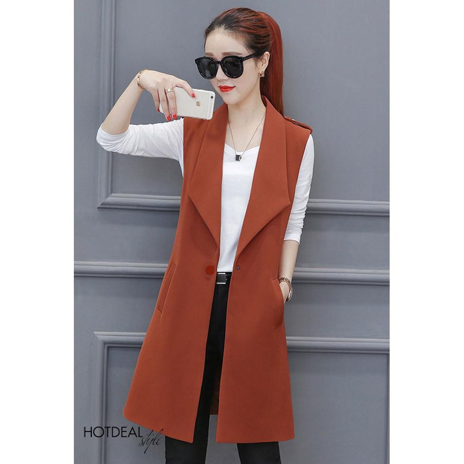 ÁO KHOÁC VEST FORM DÀI SÀNH ĐIỆU