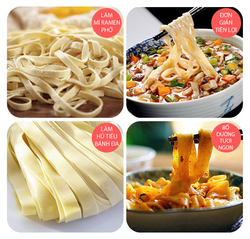 MÁY CÁN BỘT 2 LƯỠI CẮT LÀM MÌ TƯƠI, SPAGHETTTI, SỢI RAMEN CÔNG NGHỆ NHẬT BẢN