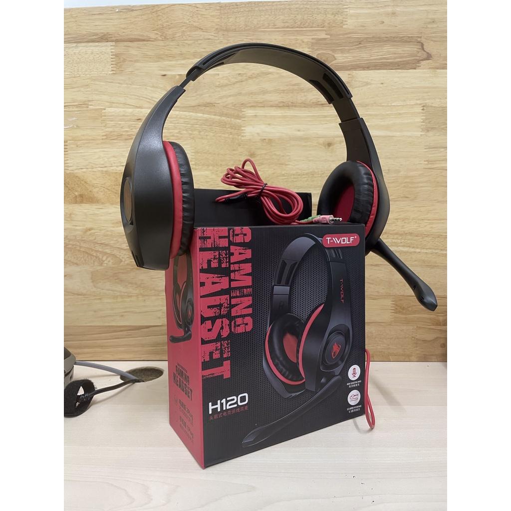 HEADPHONE TAI NGHE GAMING T-WOLF H120 (BH 6 Tháng)