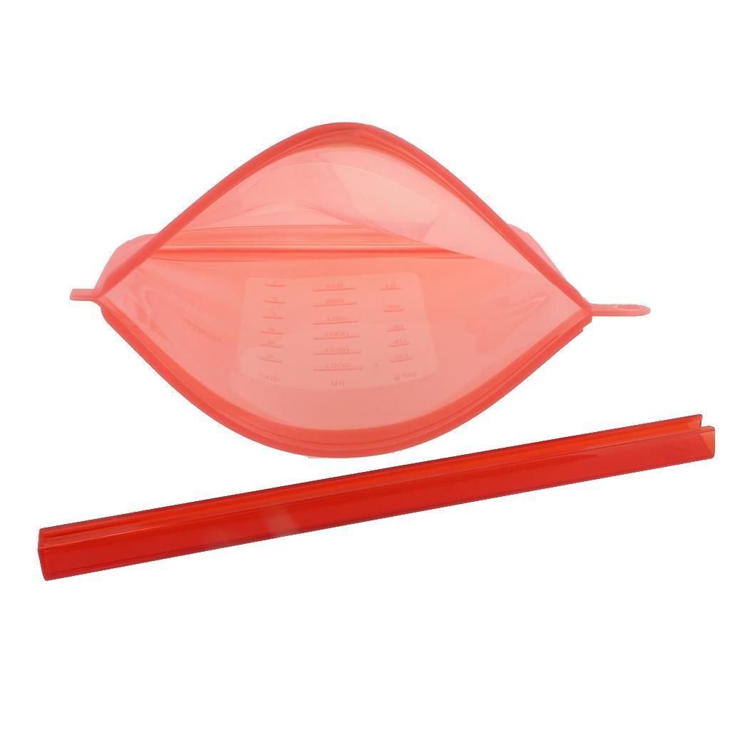 Silicone Refrigerator Vacuum Sealed Food Storage Bag Fresh Saver