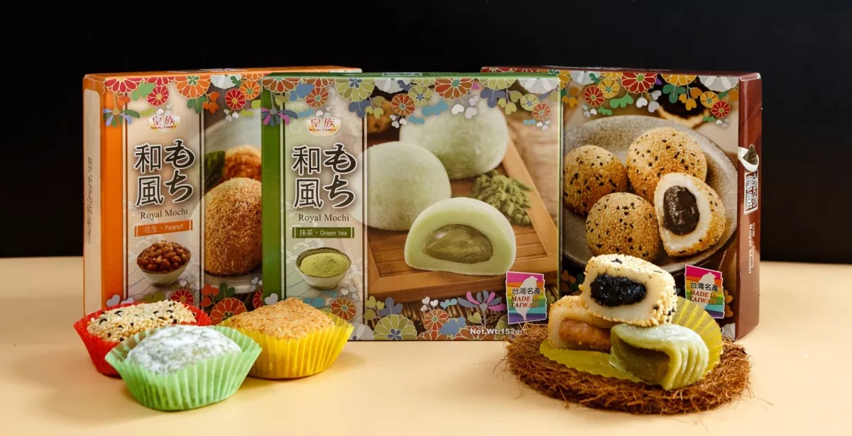 Bánh mochi Đài Loan Royal Family vị matcha trà xanh 152g- Hộp 4 bánh An Gia Sweets & Snacks