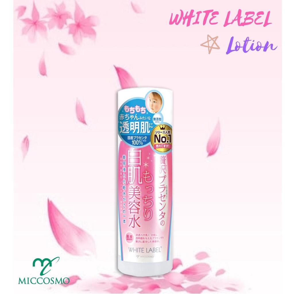 Nước hoa hồng dưỡng da trắng mịn giàu dưỡng chất Placenta WHITE LABEL PREMIUM PLACENTA ESSENCE 180ml