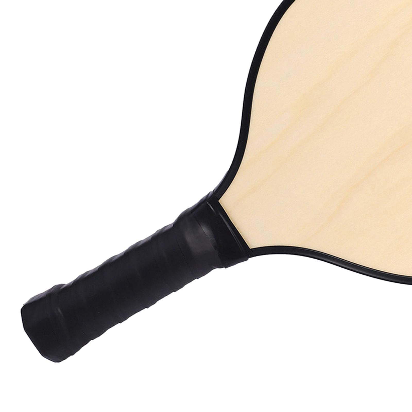 Wood Pickleball Paddles with Comfortable Gripping for Adults Play Practicing