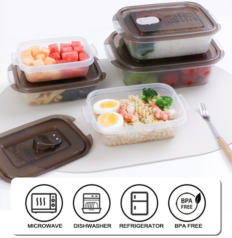 Hộp đựng thực phẩm có van thông hơi - Hàng nội địa Nhật Bản