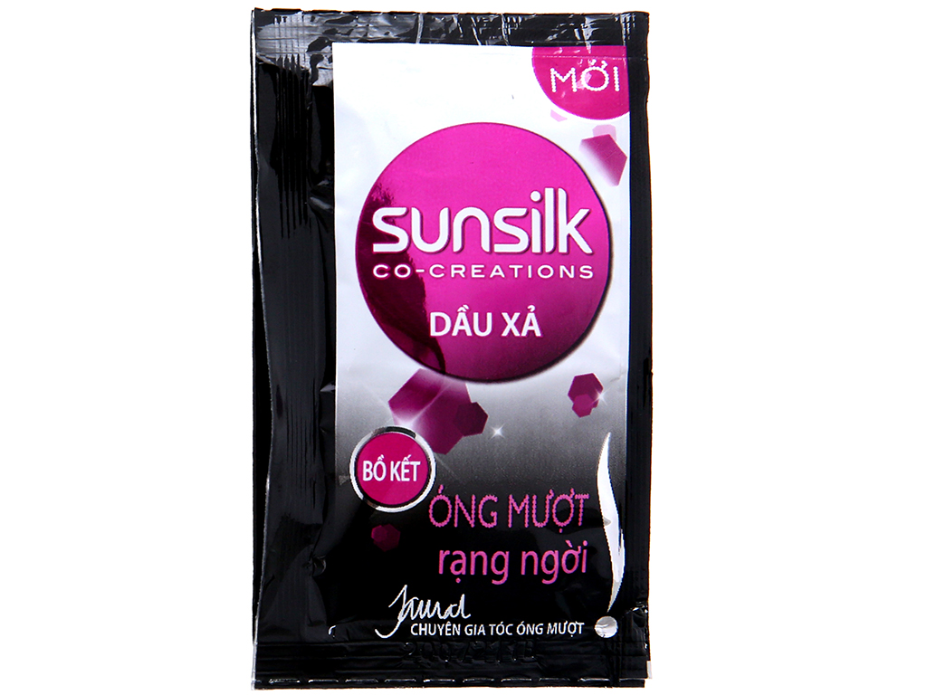 Dầu xả Sunsilk Óng mượt rạng ngời Dây 12 gói