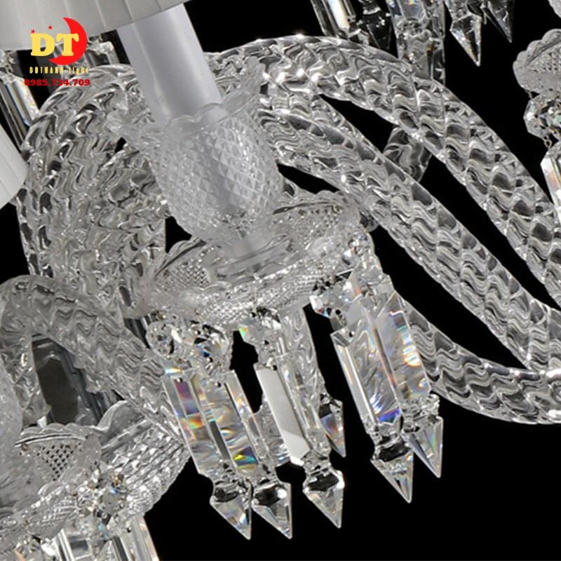 Đèn chùm phale trắng 24 tay cao cấp phòng khách phong cách bắc âu DQM